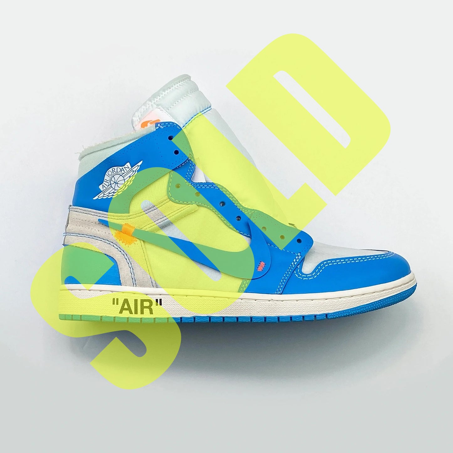 Nike Air Jordan 1 Off White UNC Size 10.5