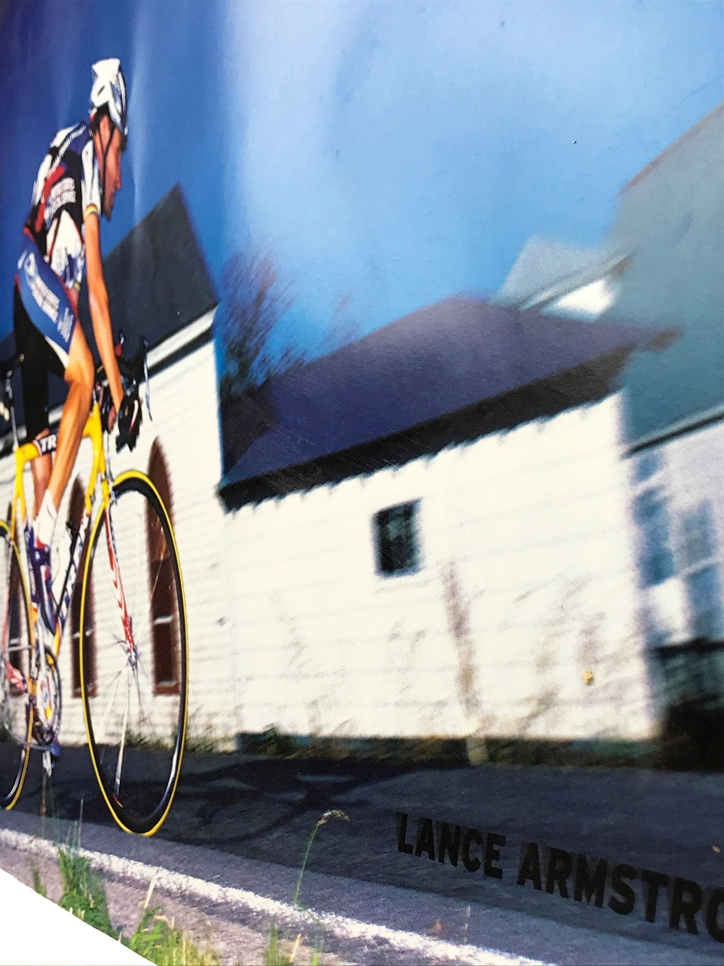 Nike Cycling Lance Armstrong WHAT AM I ON? 2000 Original Poster