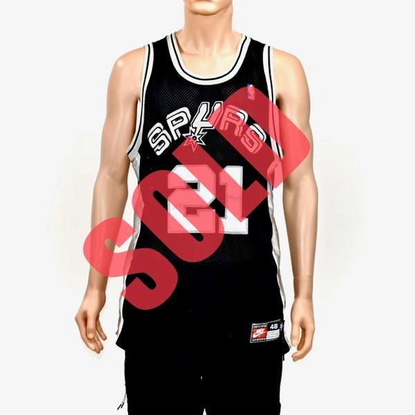 San Antonio Spurs Tim Duncan 1998 Authentic Nike Game Jersey