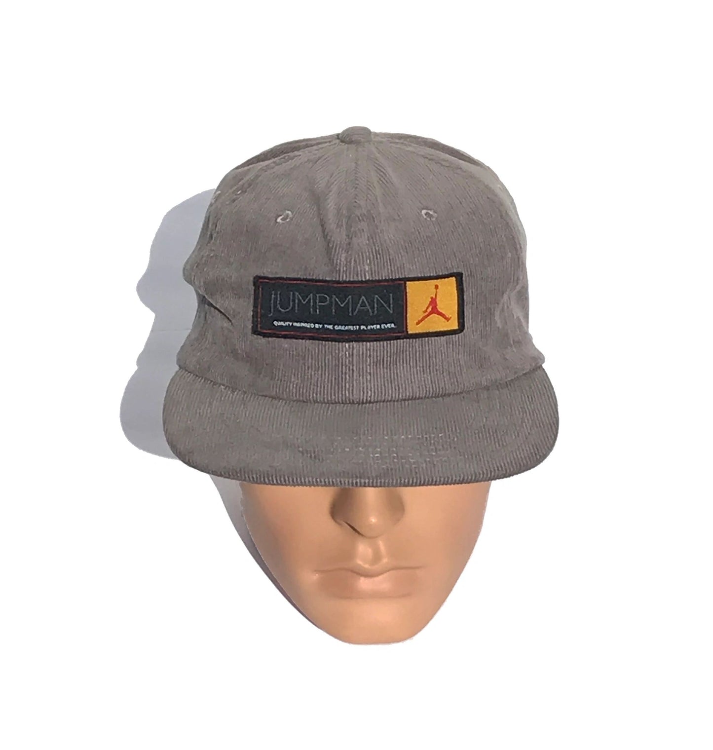 1/1 Nike Air Jordan 12 XII Taxi Woven Label Corduroy Snapback Hat