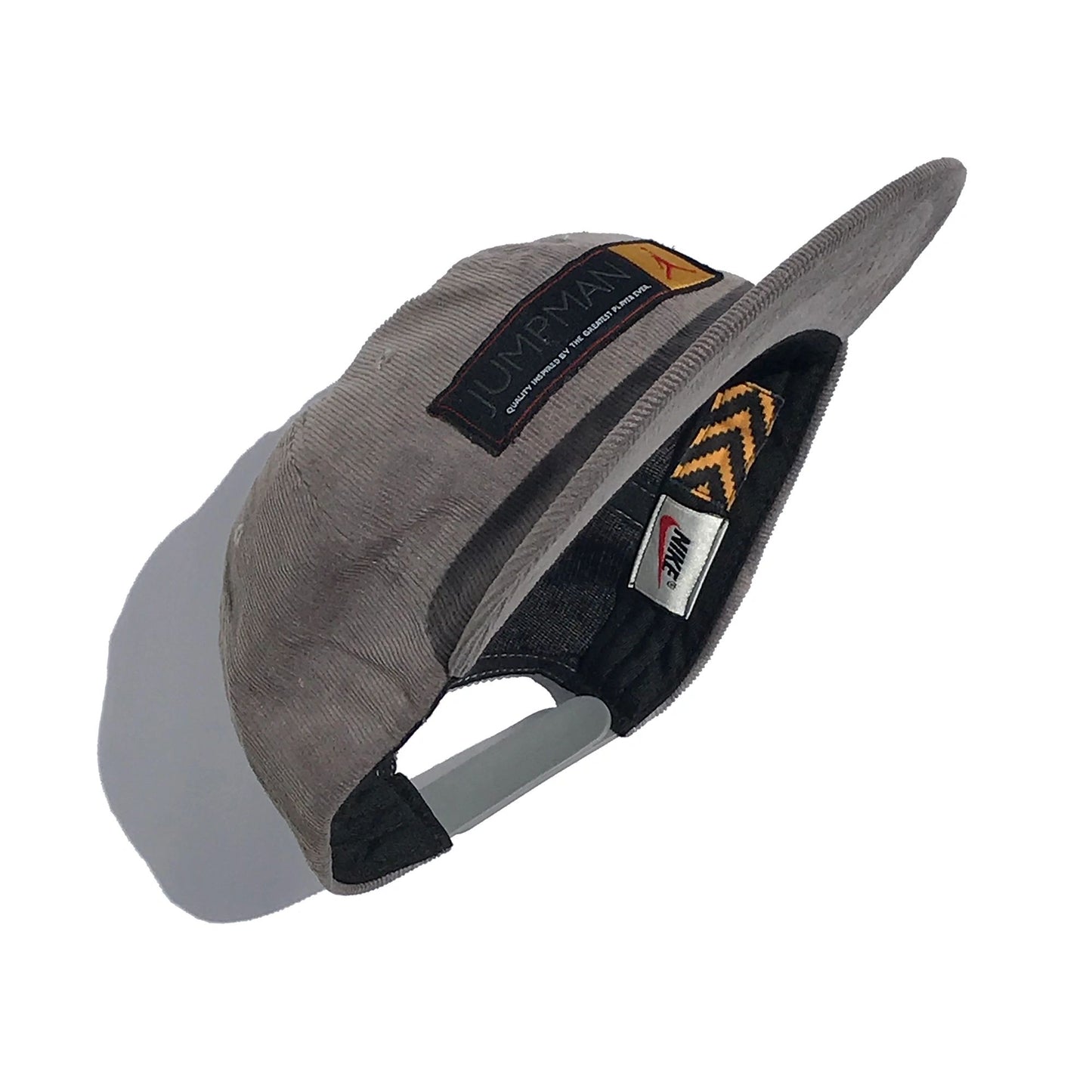 1/1 Nike Air Jordan 12 XII Taxi Woven Label Corduroy Snapback Hat