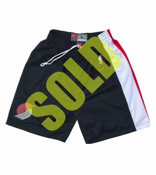 Portland Trailblazers Authentic Nike Swingman 90's/2000's Shorts Size Large