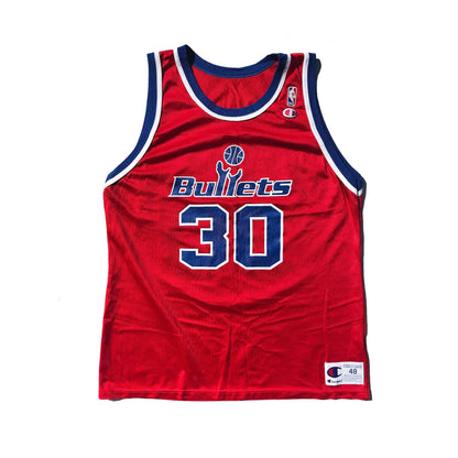 Washington Bullets Rasheed Wallace Champion Jersey Size 48