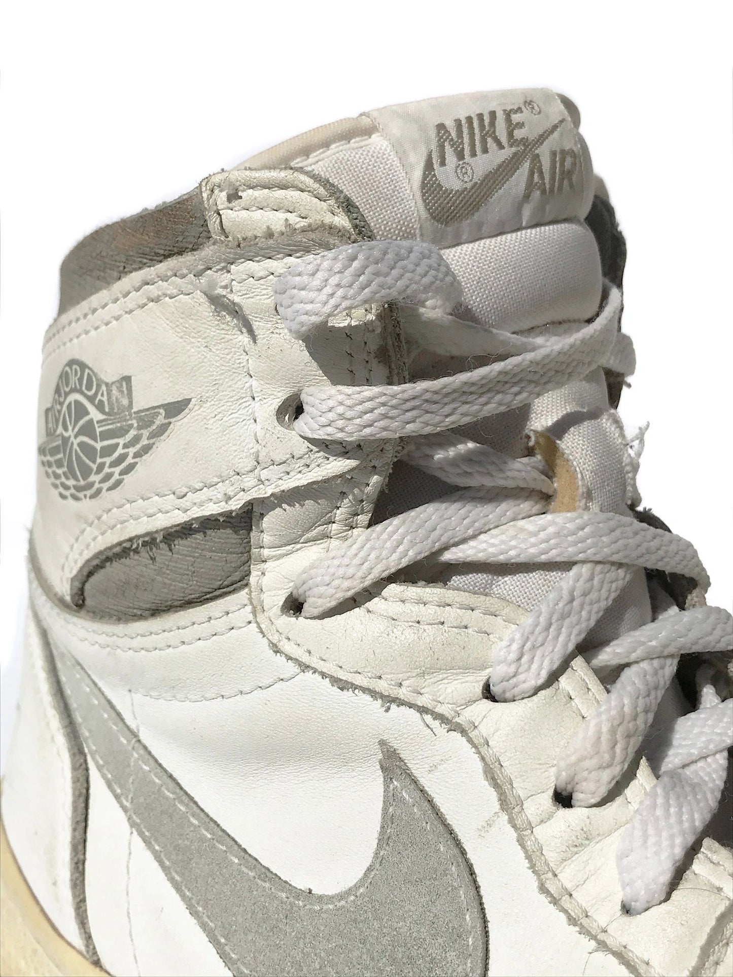 Nike Air Jordan 1 OG 1985 White / Natural Gray Size 12