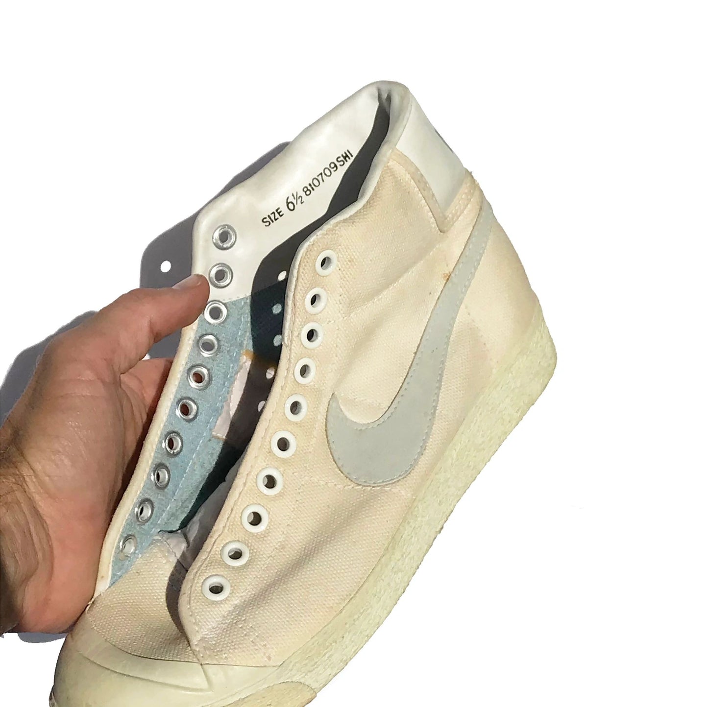 Nike Blazer Canvas 1981 OG Basketball Natural Gray Size 6.5