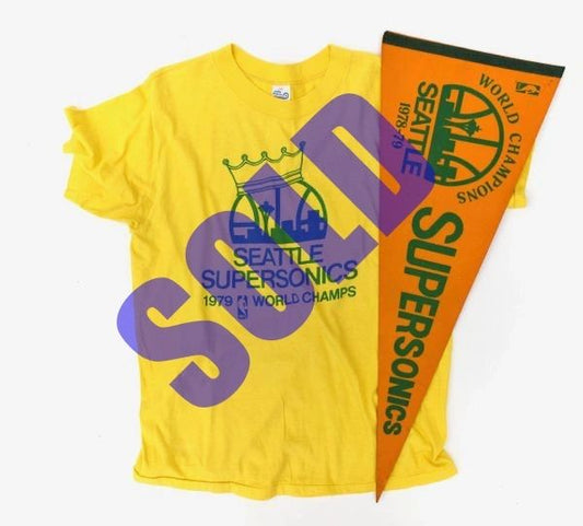 1979 Seattle Supersonics Championship T-Shirt