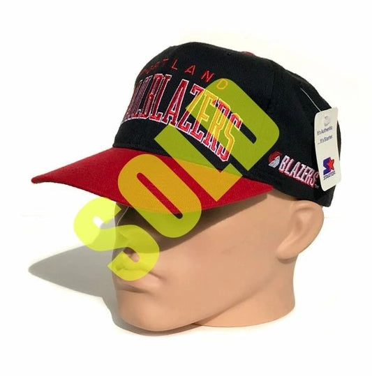 Portland Trailblazers Authentic 90's Starter Snapback Hat NEW