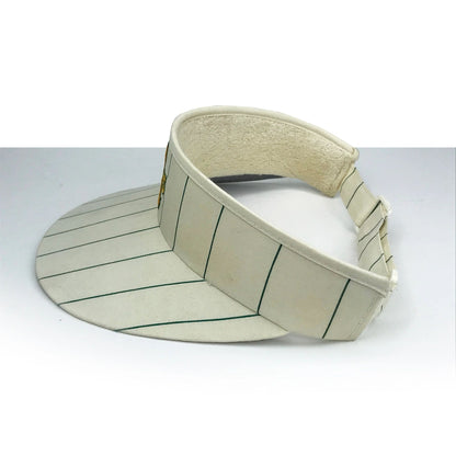 Oakland A's Terry Cloth Lined 1980's Pinstriped Visor / Hat