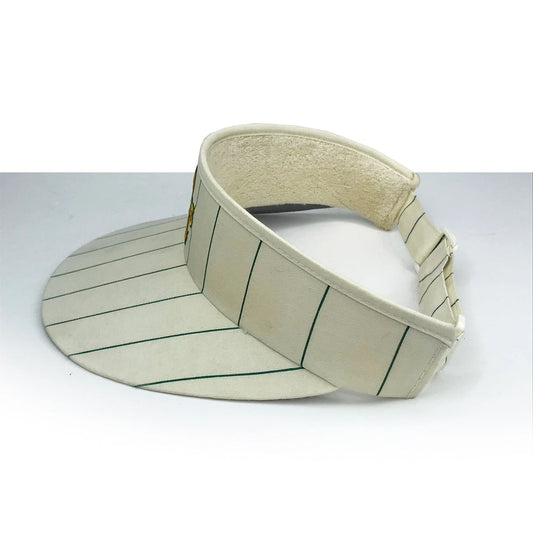 Oakland A's Terry Cloth Lined 1980's Pinstriped Visor / Hat