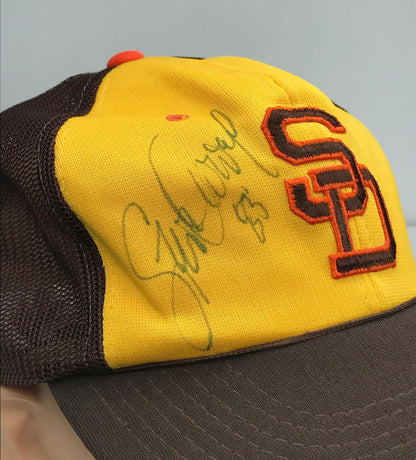 San Diego Padres Trucker Hat Signed by Steve Garvey