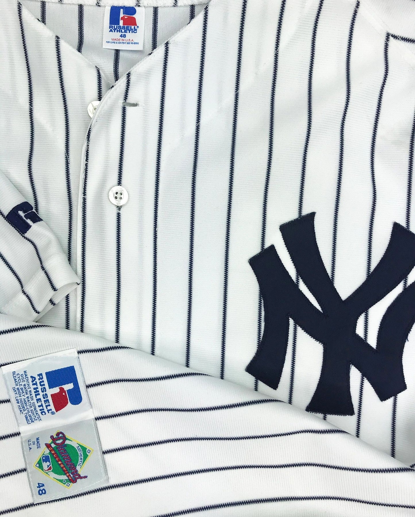 New York Yankees Authentic Don Mattingly Russell Athletic Jersey 48