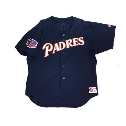 San Diego Padres Rawlings Jersey Jackie Robinson 50th Patch