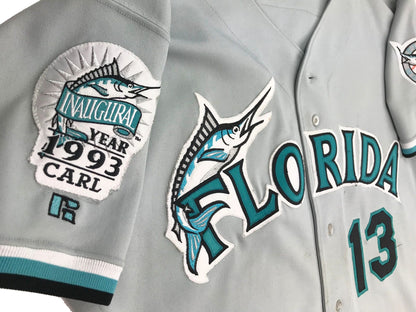 Florida Marlins Authentic Game Worn 1993 Inaugural Jersey