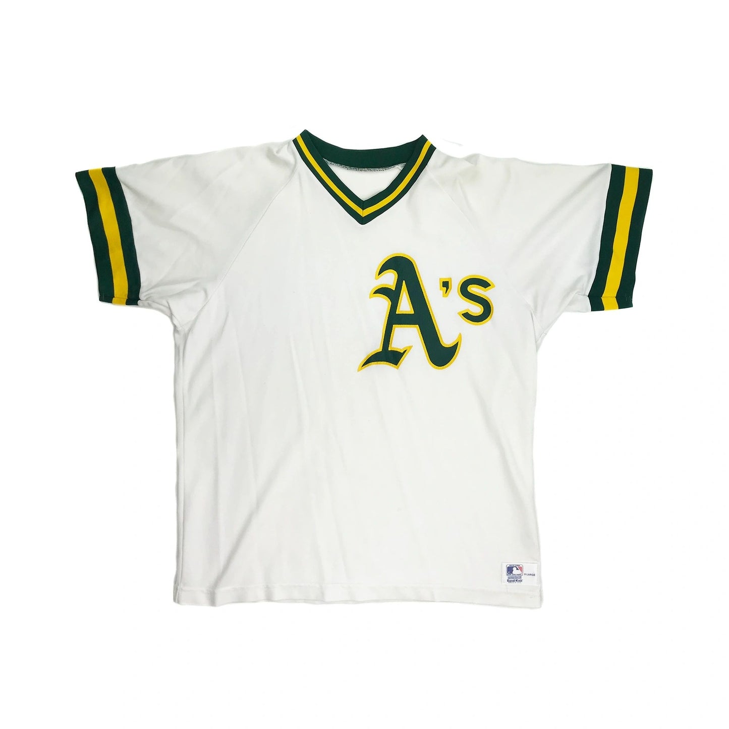 Oakland A's Sand Knit 80's Game Jersey Size XL