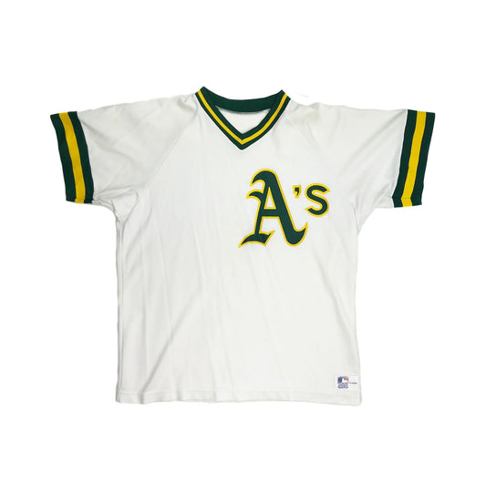 Oakland A's Sand Knit 80's Game Jersey Size XL