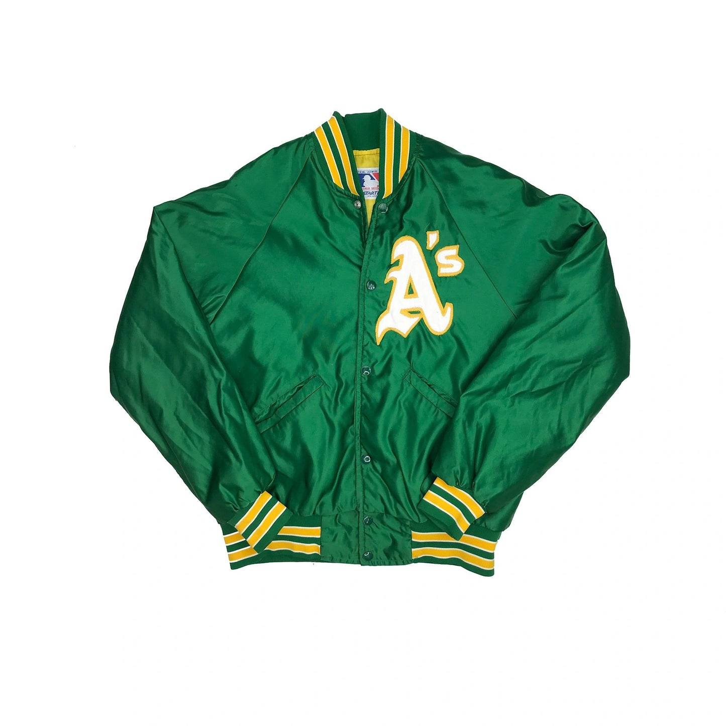 Oakland A'a Starter Dugout Coaches Jacket Size Large