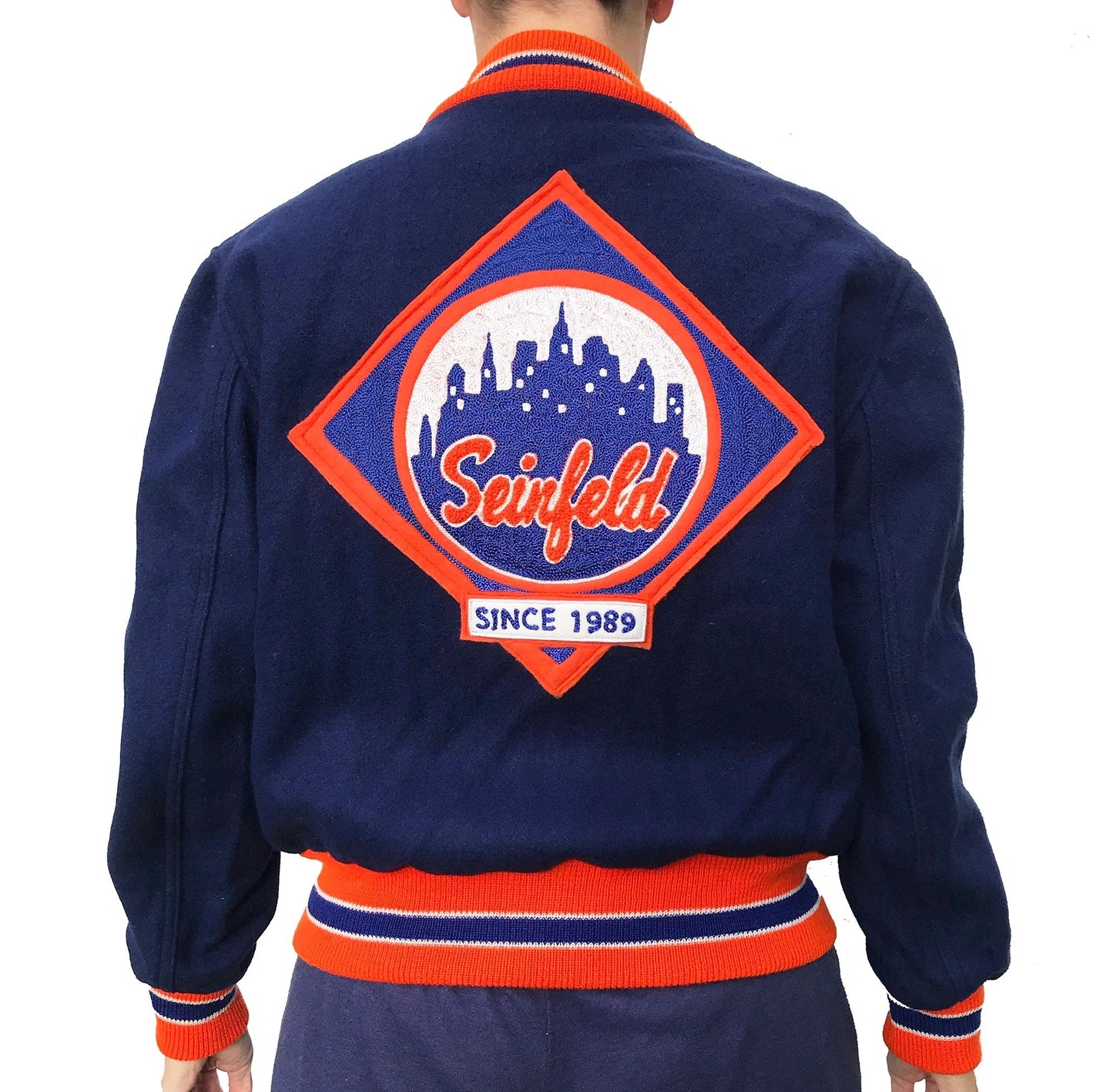 1/1 Seinfeld Wool Cast/Crew New York Mets Letterman Jacket NEW