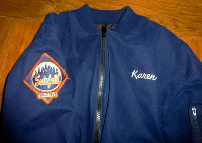 1/1 Seinfeld Wool Cast/Crew New York Mets Letterman Jacket NEW
