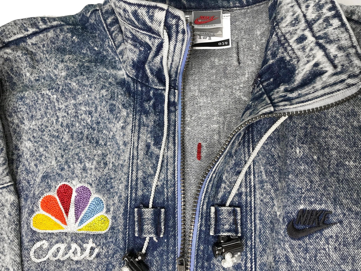 1/1 Seinfeld Nike Sample Acid Wash Denim "Air Seinfeld" Jacket