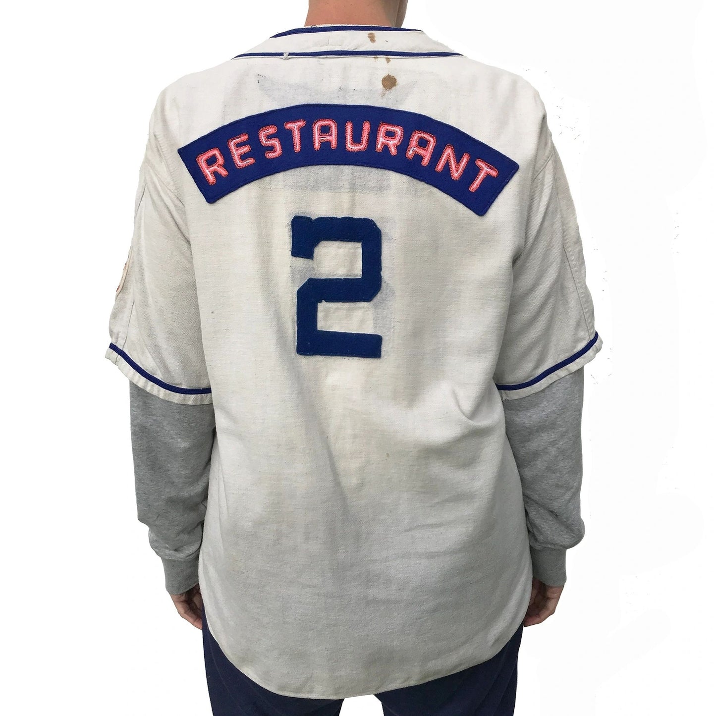 1/1 Seinfeld Monk's Restaurant Vintage Baseball Jersey