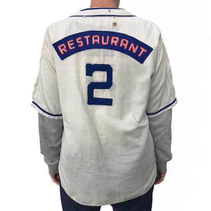 1/1 Seinfeld Monk's Restaurant Vintage Baseball Jersey