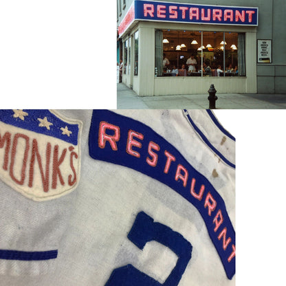 1/1 Seinfeld Monk's Restaurant Vintage Baseball Jersey