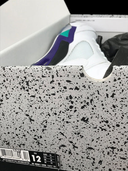 Nike Air Jordan V 5 Grape Emerald Retro Shoes NEW