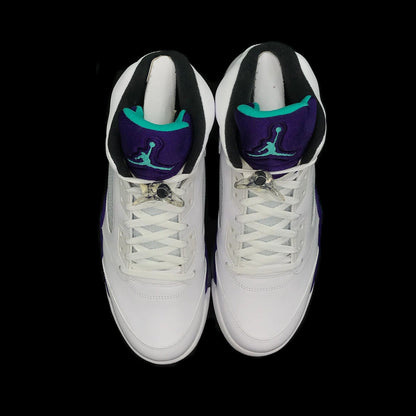 Nike Air Jordan V 5 Grape Emerald Retro Shoes NEW