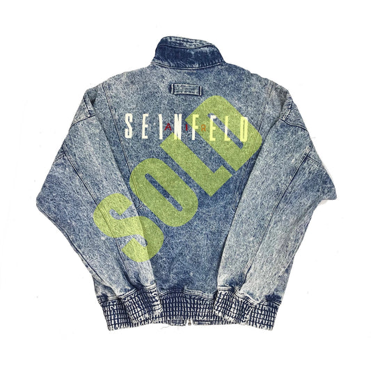 1/1 Seinfeld Nike Sample Acid Wash Denim "Air Seinfeld" Jacket