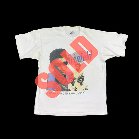 Seinfeld Original 90's Kramer T-Shirt "In My Mind, Already Gone"