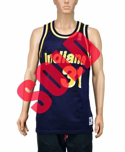 Reggie Miller Indiana Pacers Champion Jersey Size 44