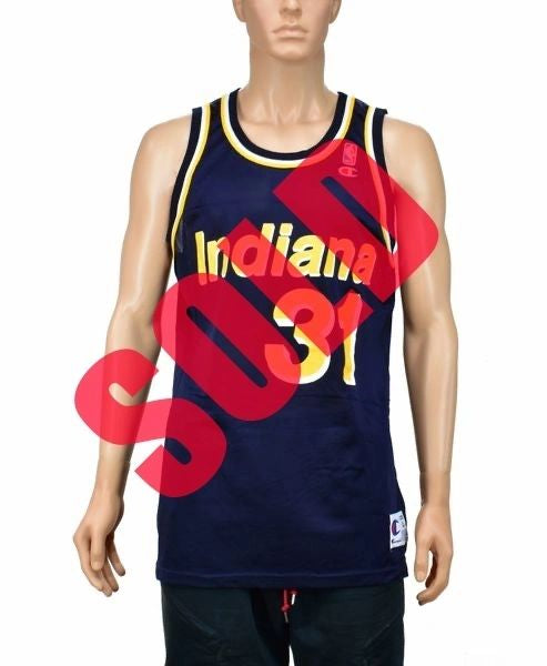 Reggie Miller Indiana Pacers Champion Jersey Size 44