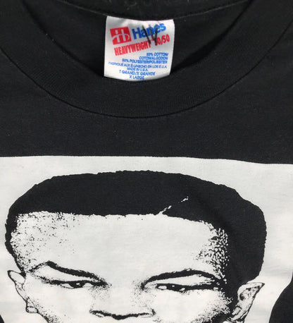FREE MIKE TYSON "I'll Be Back" Double Sided Print 50/50 Boxing T-Shirt