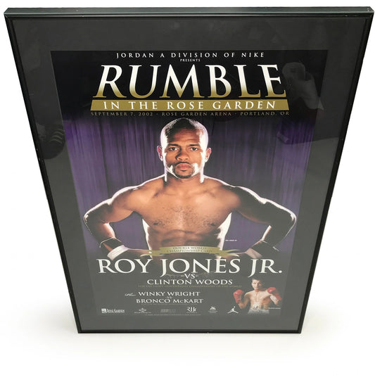 Nike Jordan Brand Roy Jones Jr Promo Portland Boxing Framed Poster
