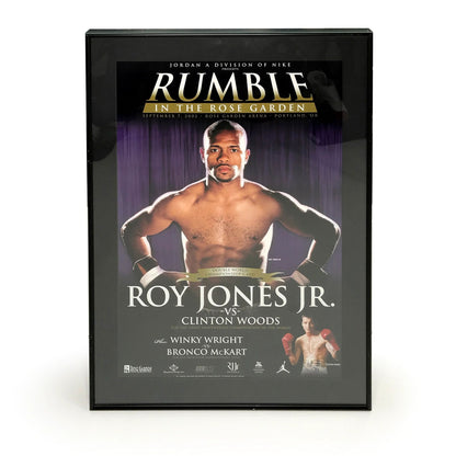 Nike Jordan Brand Roy Jones Jr Promo Portland Boxing Framed Poster