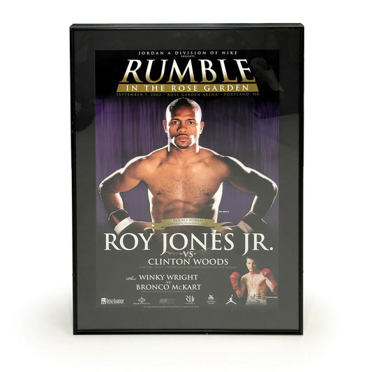 Nike Jordan Brand Roy Jones Jr Promo Portland Boxing Framed Poster