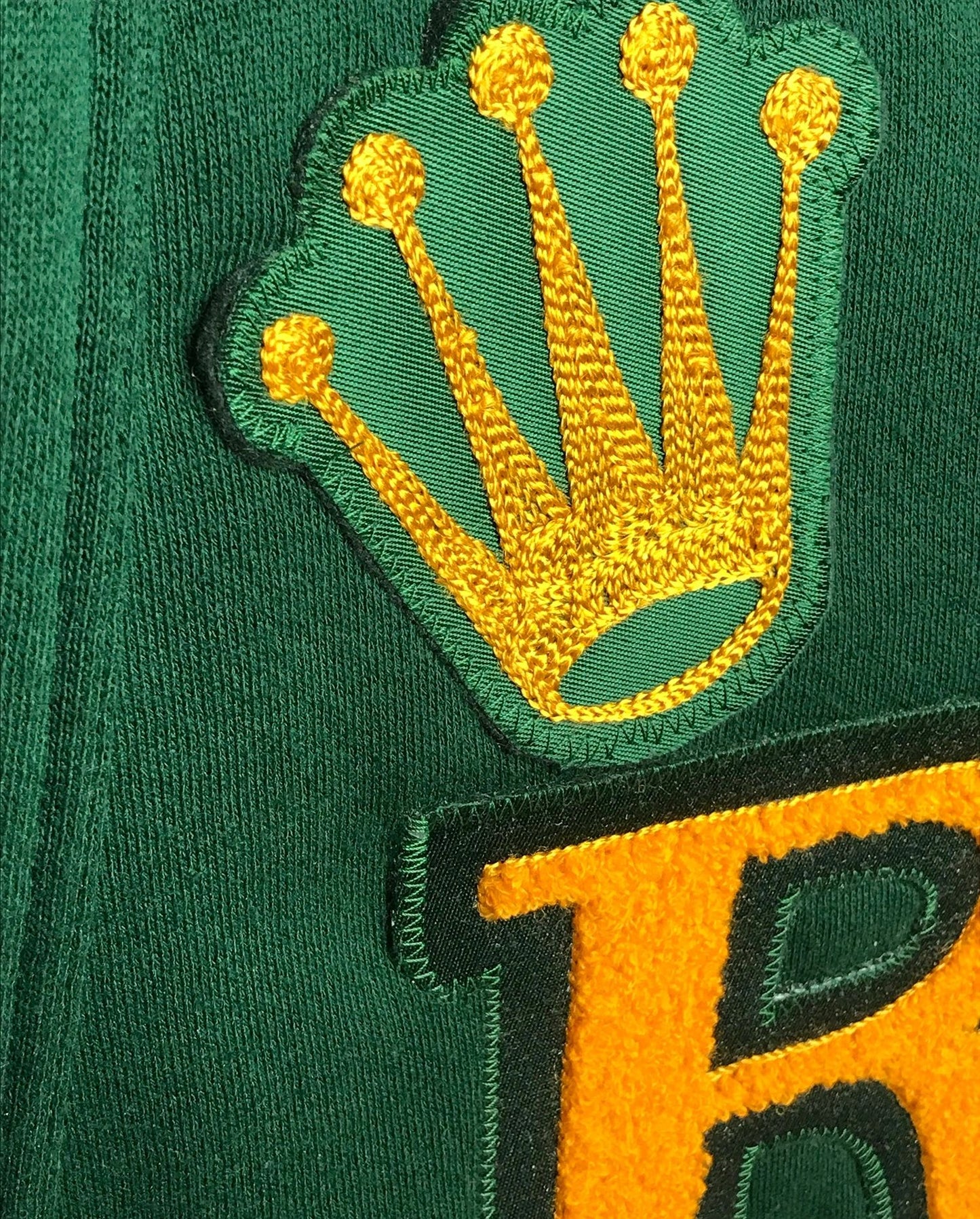 1/1 Rolex Custom Letterman Heavyweight 90's Cardigan Sweater