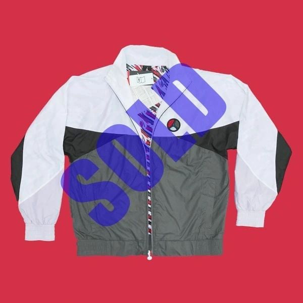 Nike Air Jordan 8 VIII Sample Multicolor Windbreaker Jacket NEW Size Large