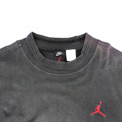 Nike Air Jordan 6 VI Gray Tag Faded Mock Neck L/S Crew