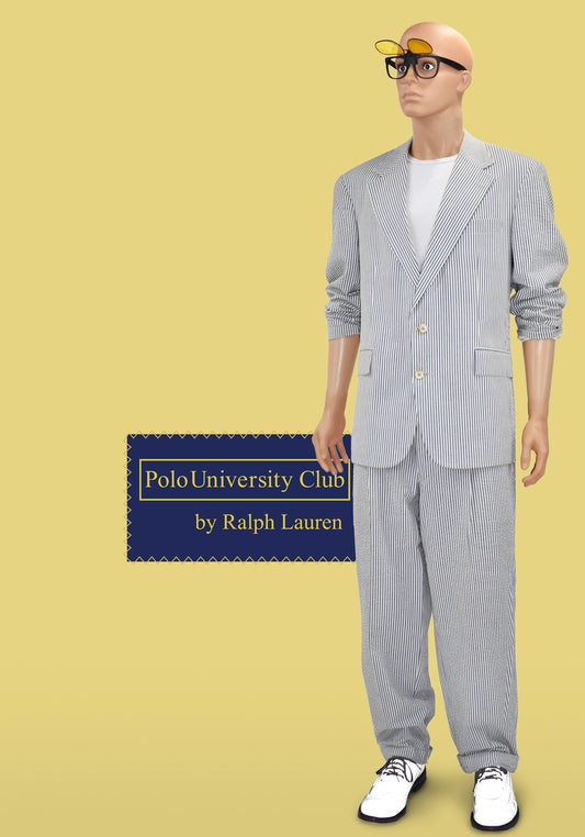 Polo Ralph Lauren Universirty Seersucker Derby Suit Made in USA