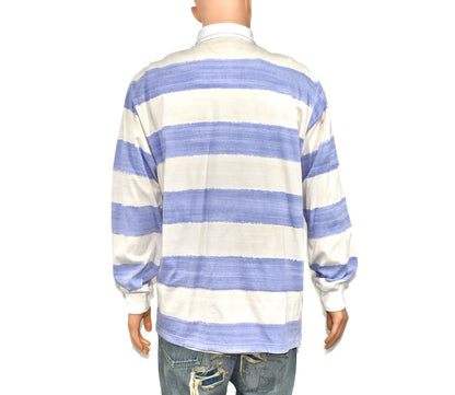 Polo Ralph Lauren Striped Stenciled Rugby Shirt