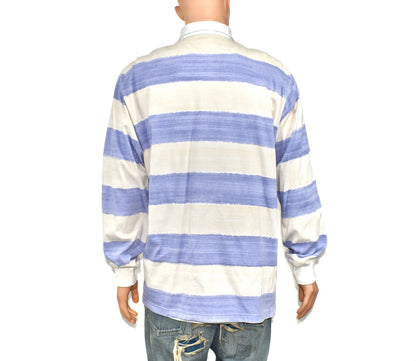 Polo Ralph Lauren Striped Stenciled Rugby Shirt