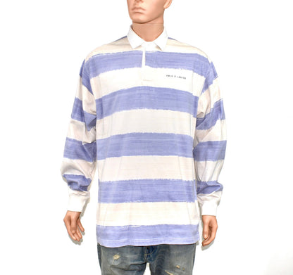 Polo Ralph Lauren Striped Stenciled Rugby Shirt