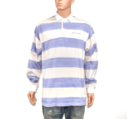 Polo Ralph Lauren Striped Stenciled Rugby Shirt