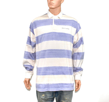 Polo Ralph Lauren Striped Stenciled Rugby Shirt