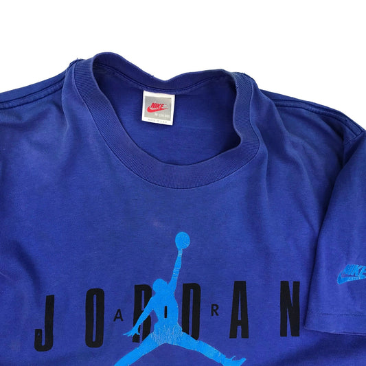 Nike Air Jordan 6 VI 1991 Gray Tag Purple Graphic T-Shirt