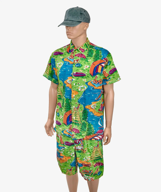 Polo Ralph Lauren Camp Shirt/Shorts Set