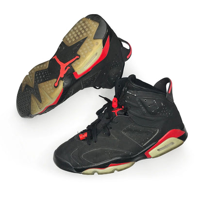 Nike Air Jordan 6 VI Retro 2000 Black Infrared "NIKE AIR"