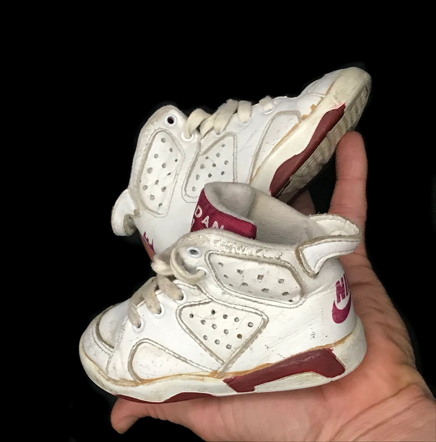 Nike Air Jordan 6 VI 1991 Original Maroon Baby Toddler Shoes