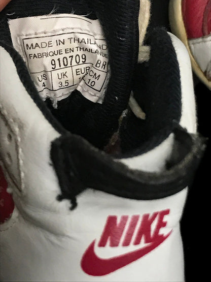 Nike Air Jordan 6 VI 1991 Original Carmine Baby Toddler Shoes